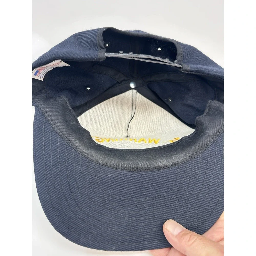 Lot of 3 US Navy Caps Hats Various Embroidered USS Warrington Tin Can Navy